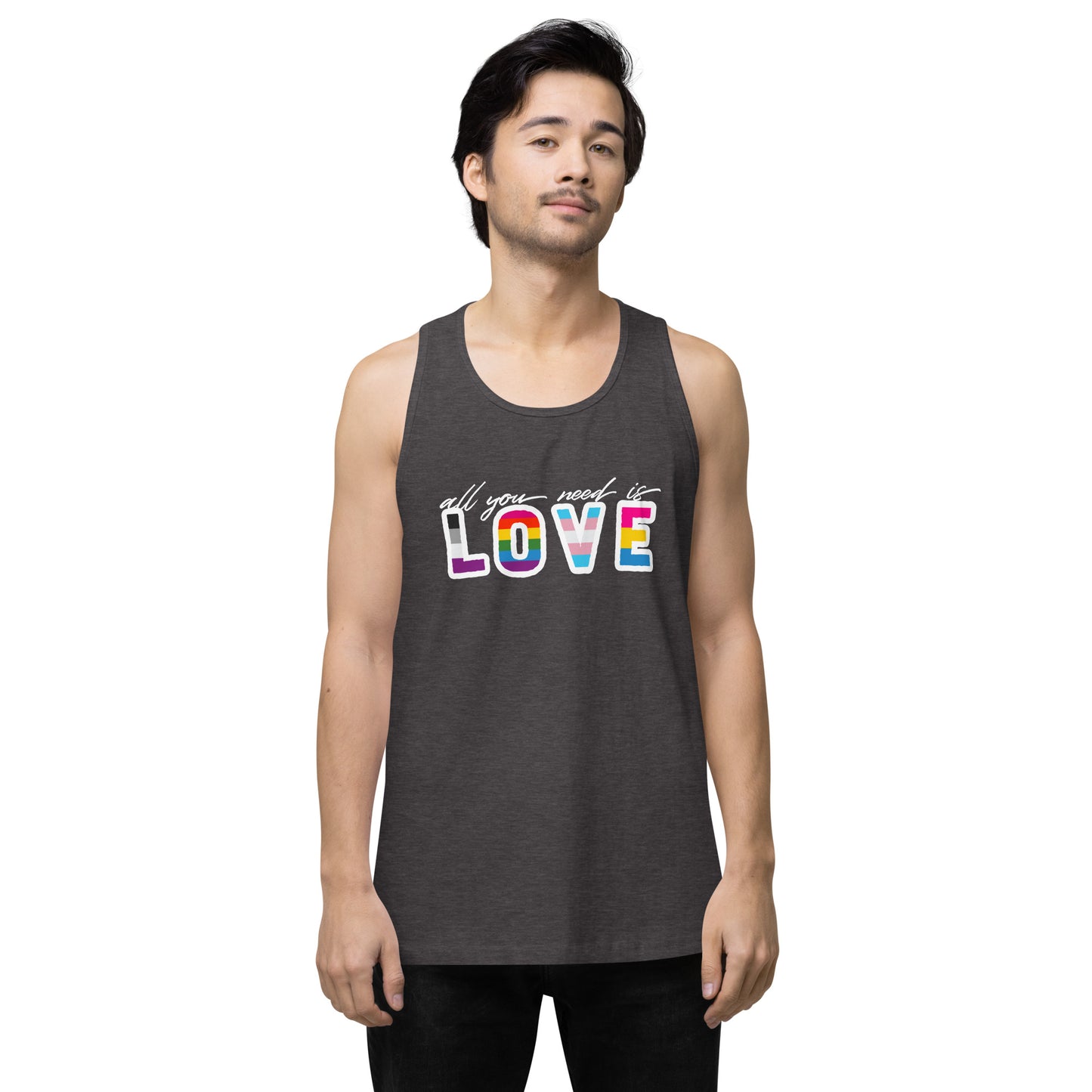 Love Is All You Need - premium tank top
