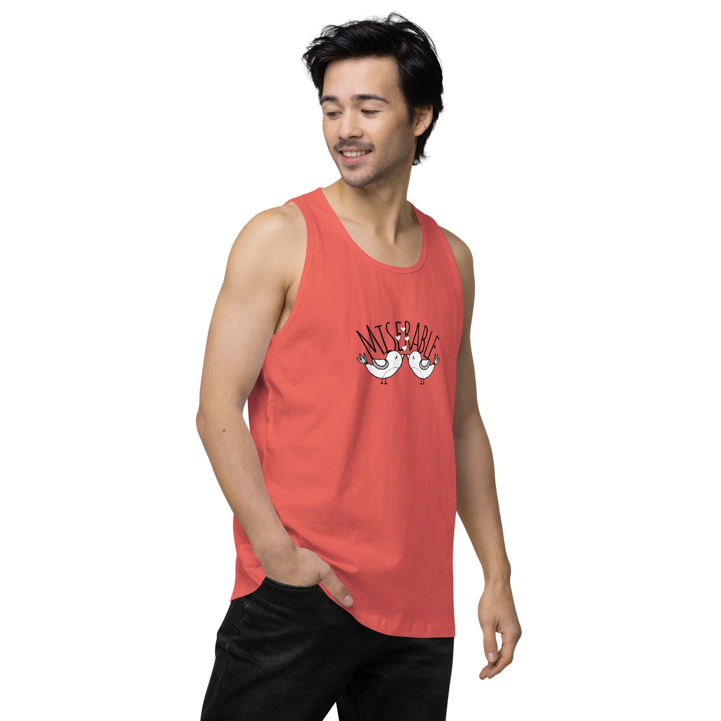 Miserable Love Birds - Unisex premium tank top