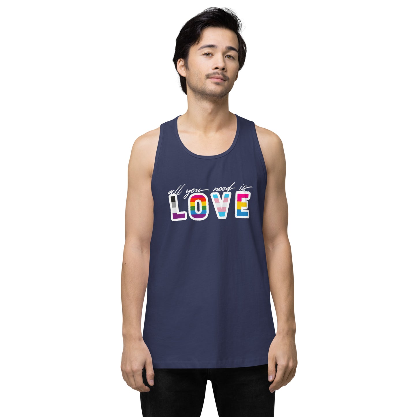 Love Is All You Need - premium tank top