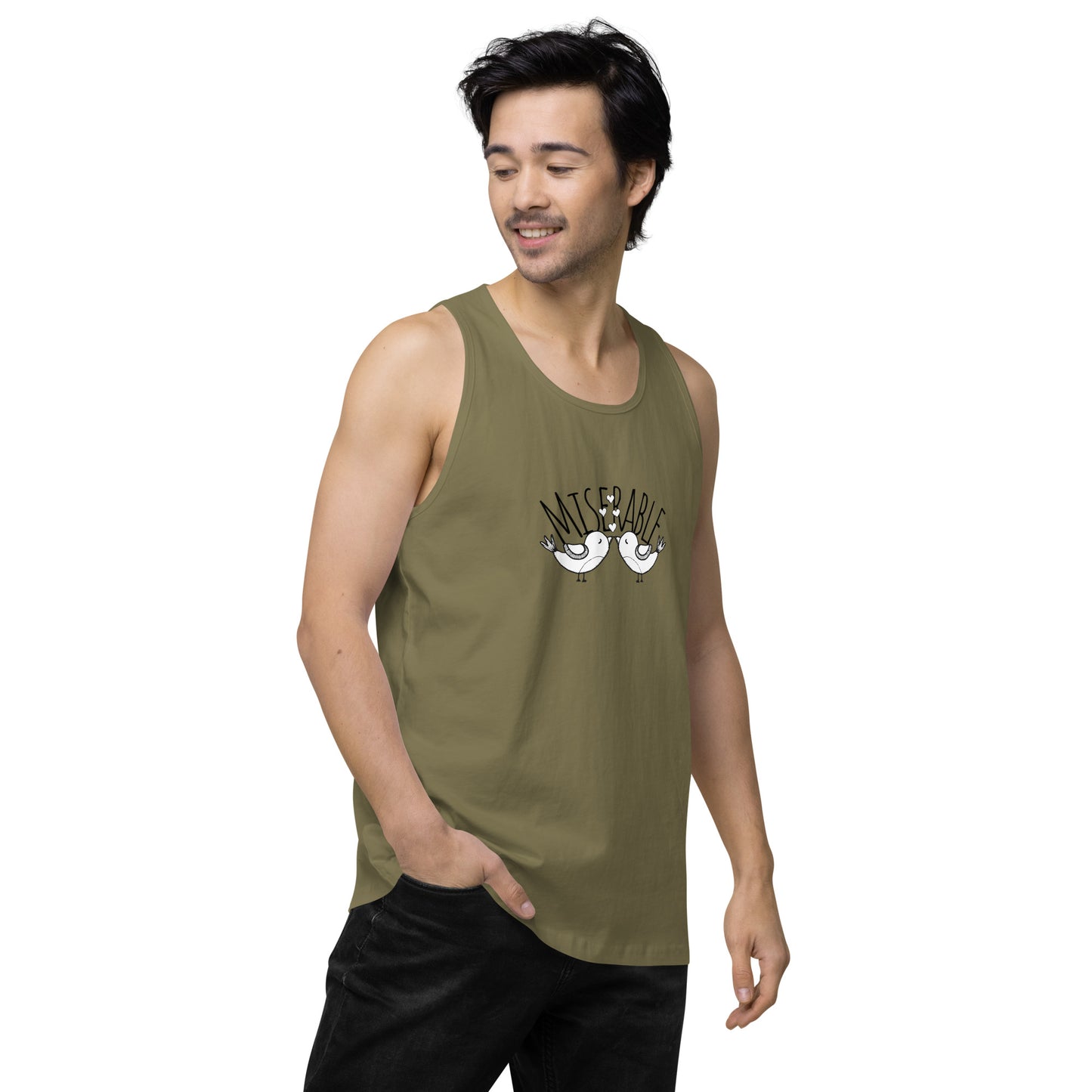 Miserable Love Birds - Unisex premium tank top