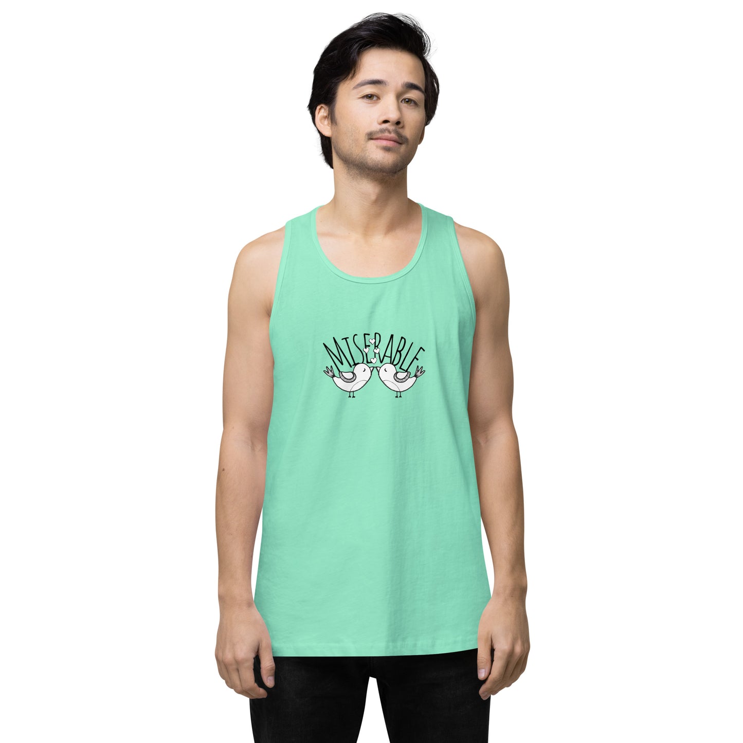 Miserable Love Birds - Unisex premium tank top