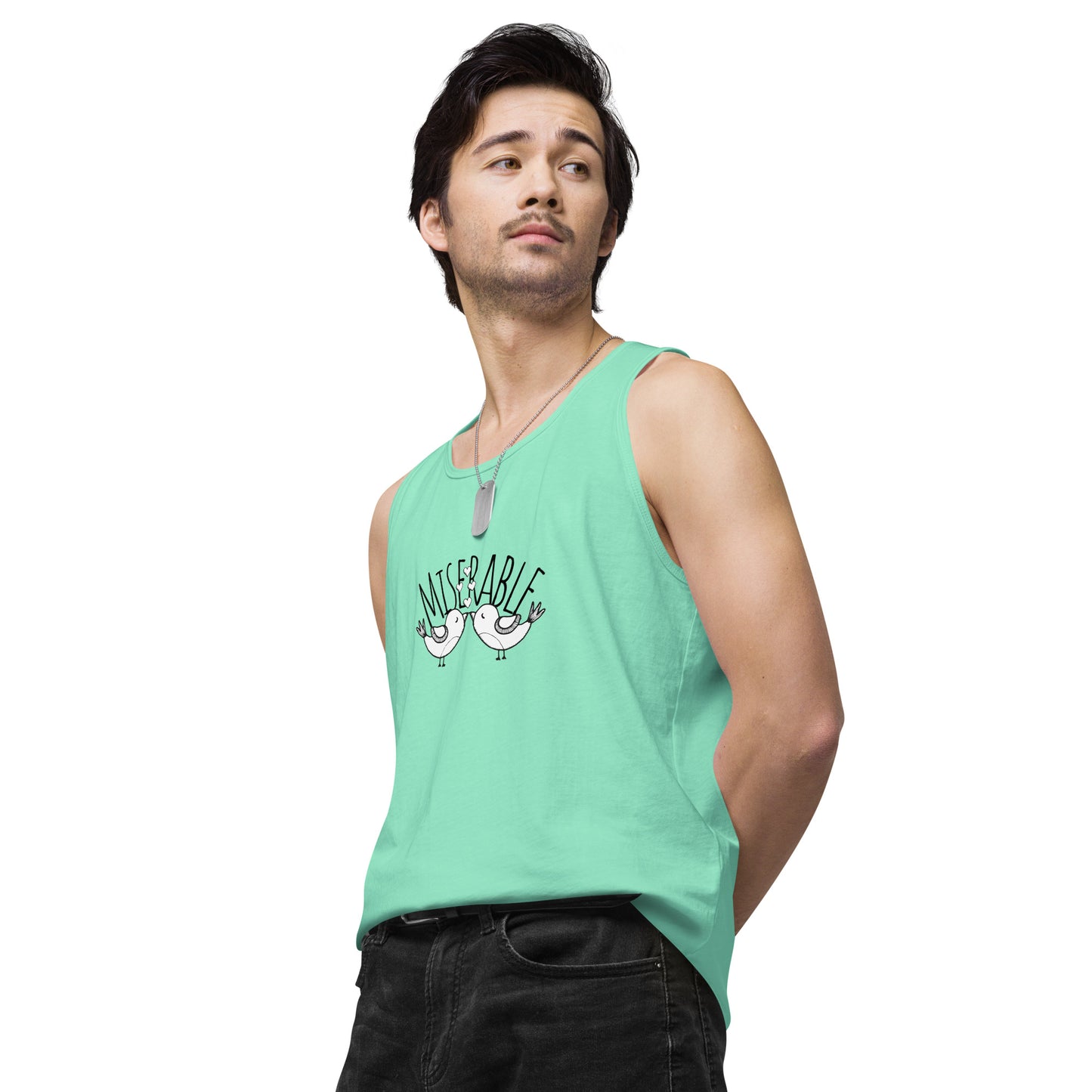 Miserable Love Birds - Unisex premium tank top