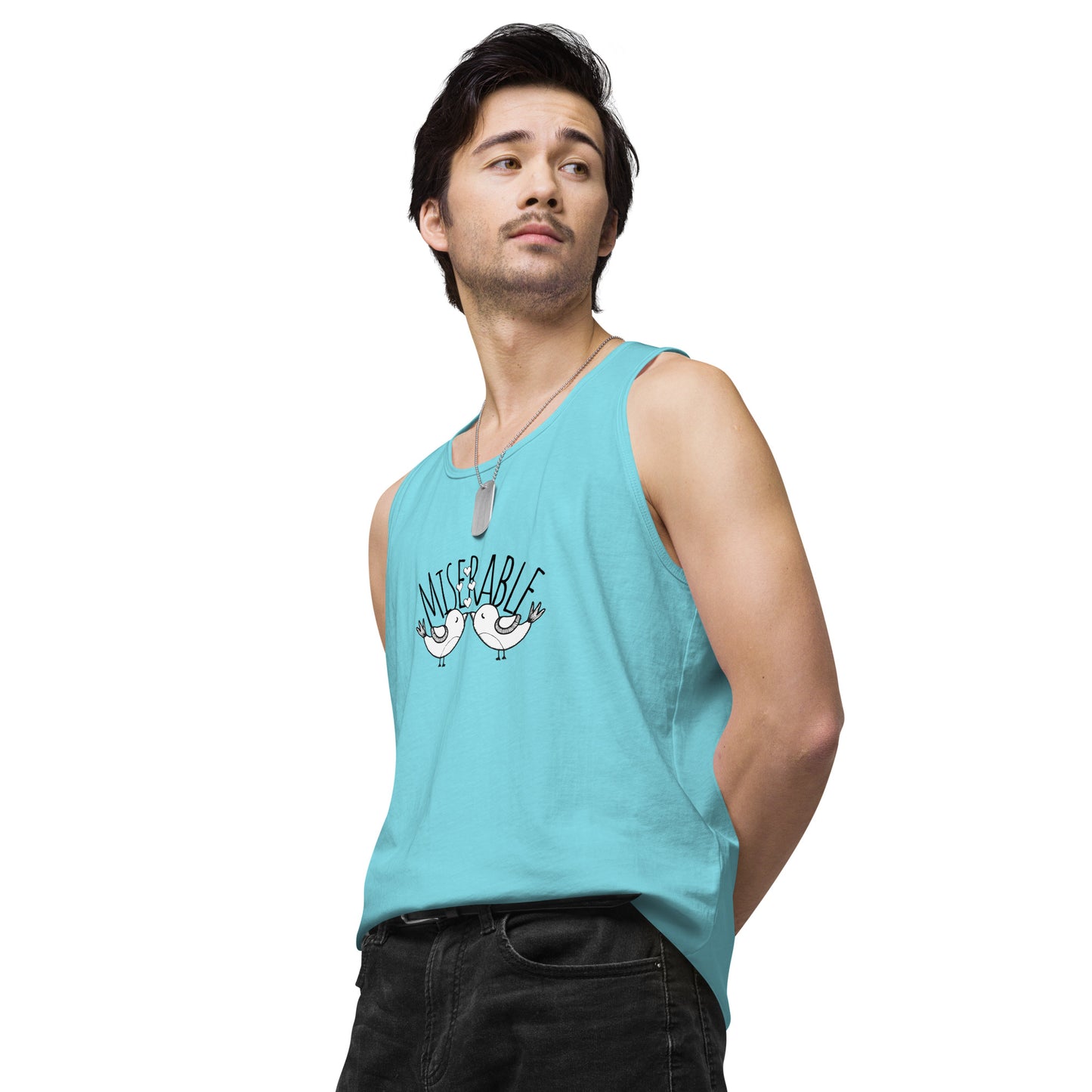 Miserable Love Birds - Unisex premium tank top