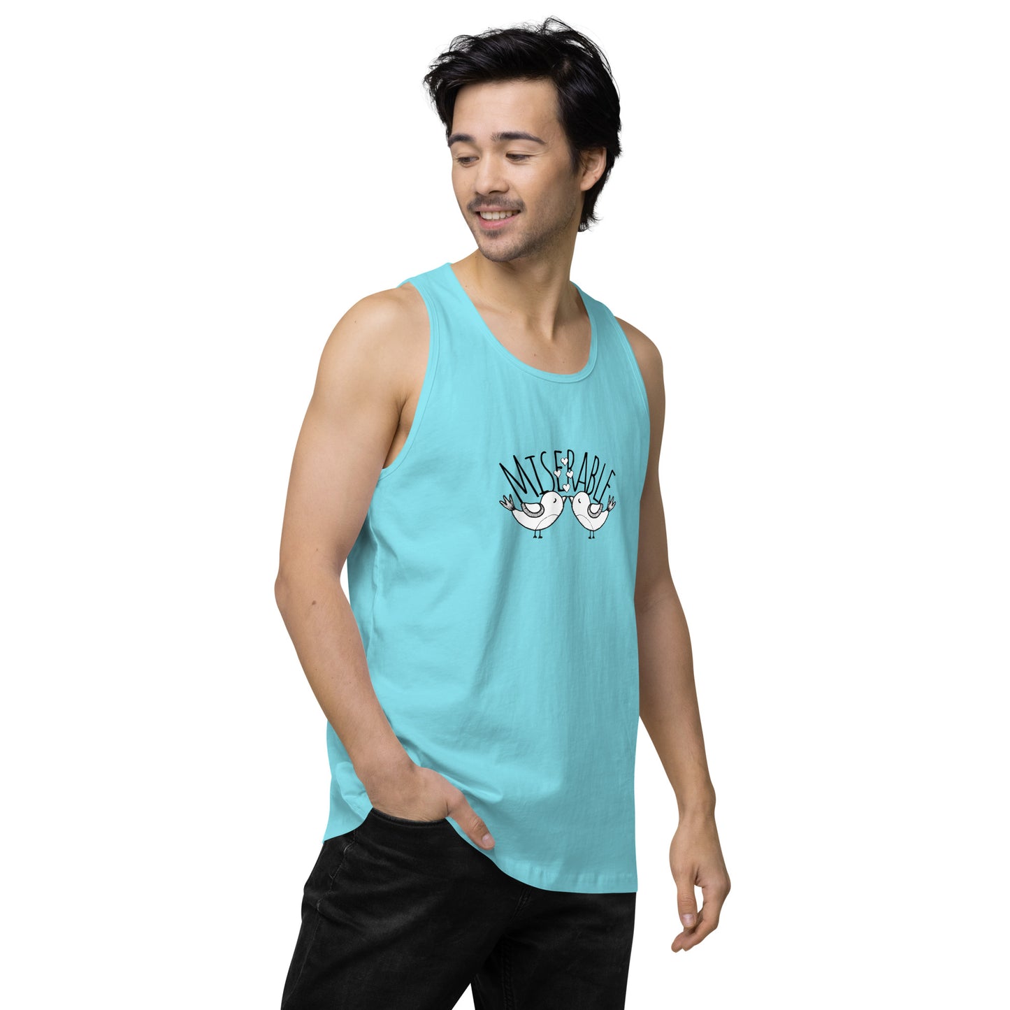 Miserable Love Birds - Unisex premium tank top