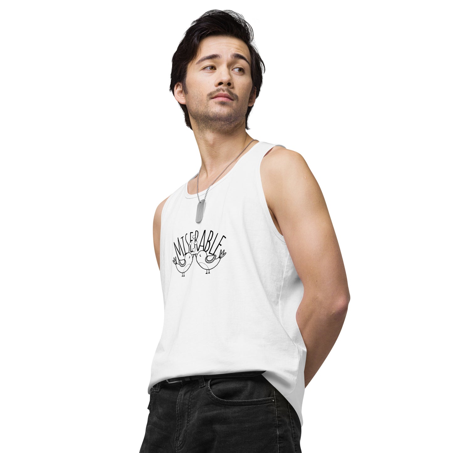 Miserable Love Birds - Unisex premium tank top