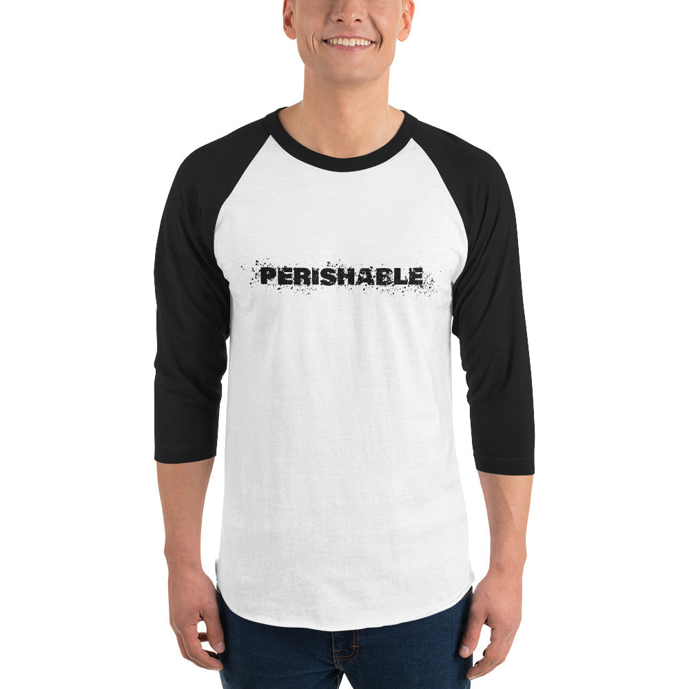 Perishable - 3/4 sleeve raglan shirt