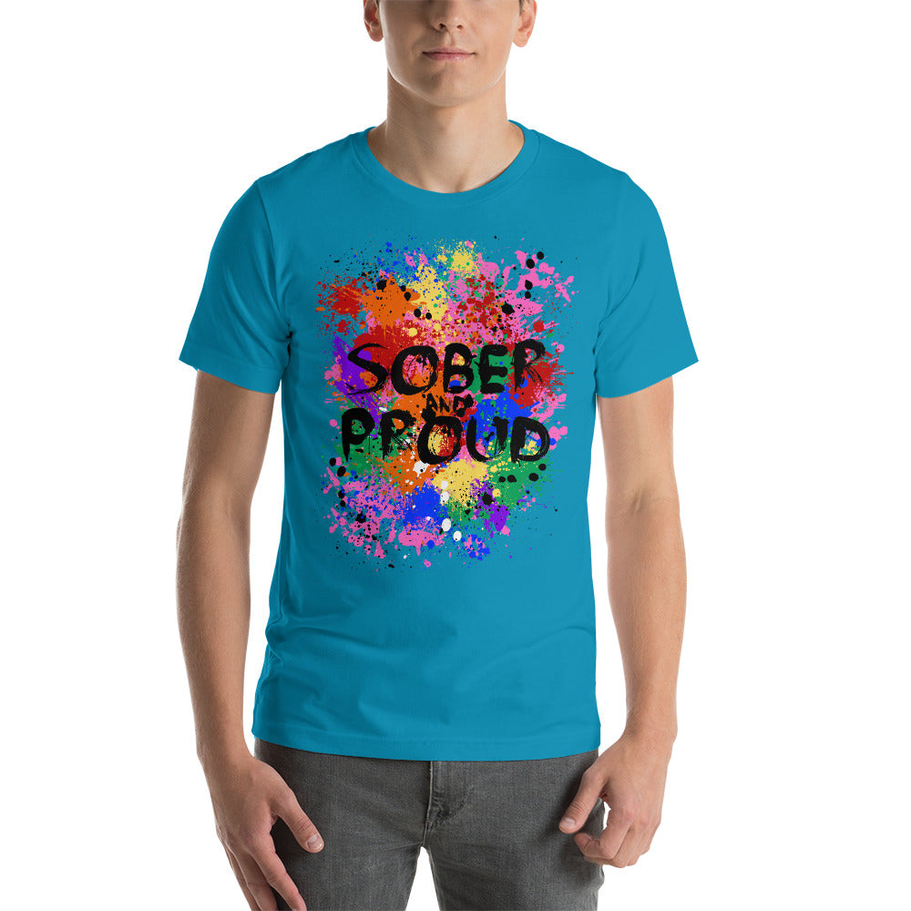 Sober and Proud - crew neck t-shirt