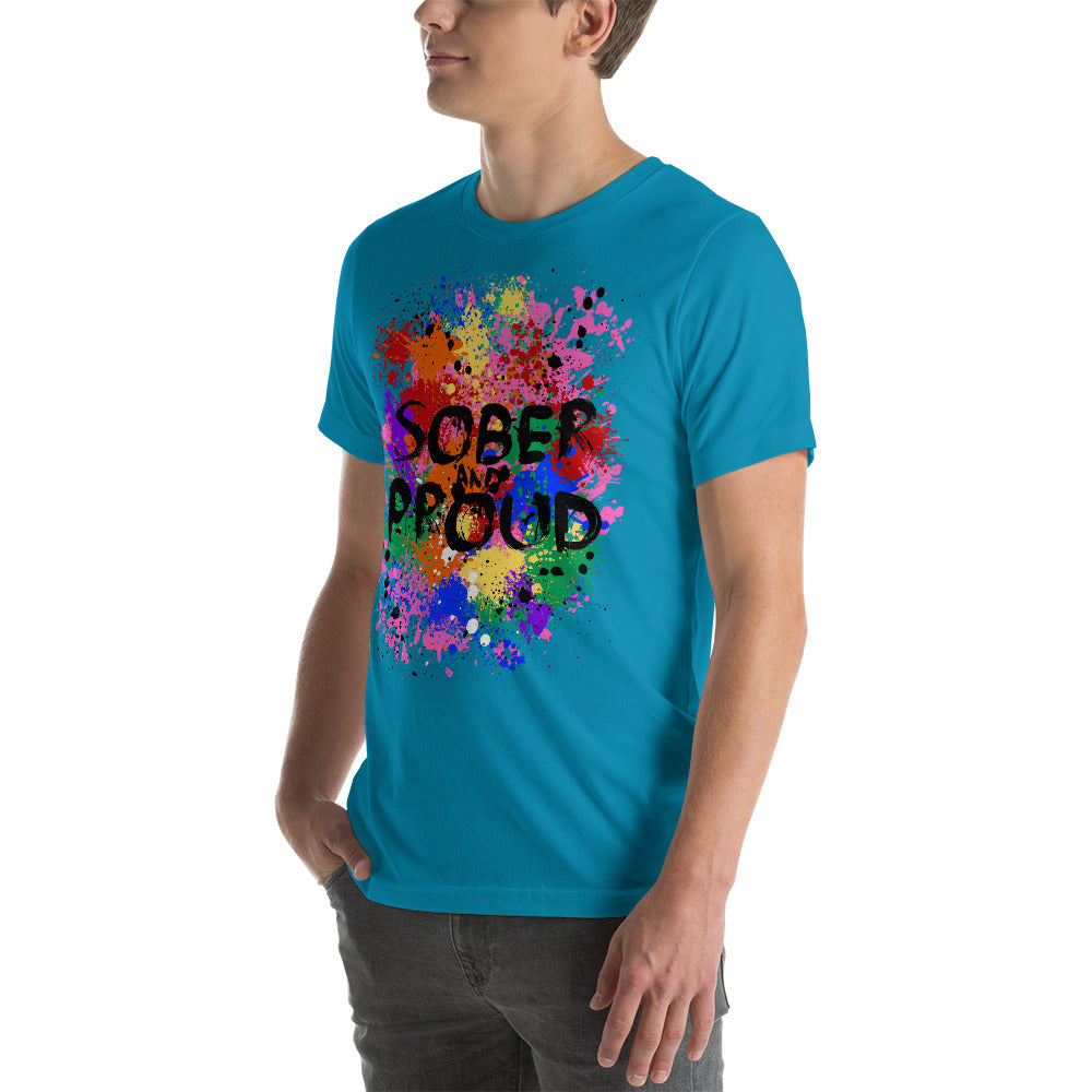 Sober and Proud - crew neck t-shirt