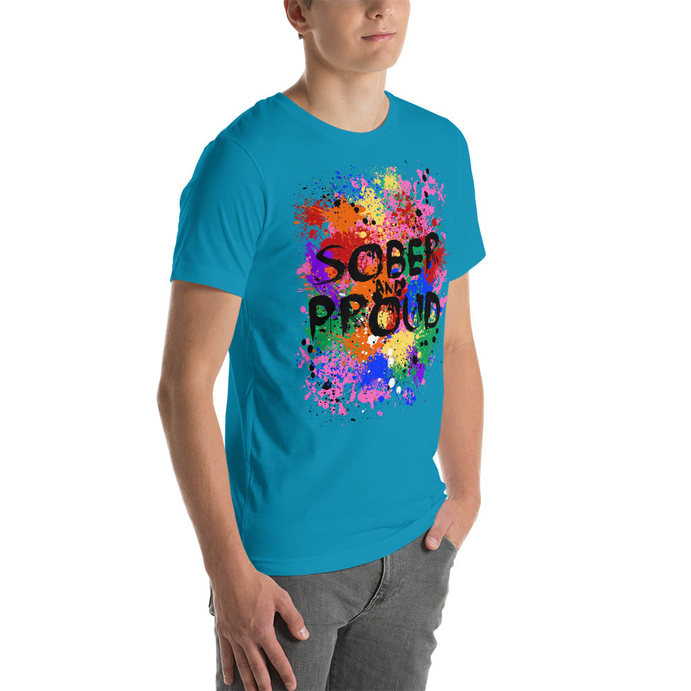 Sober and Proud - crew neck t-shirt