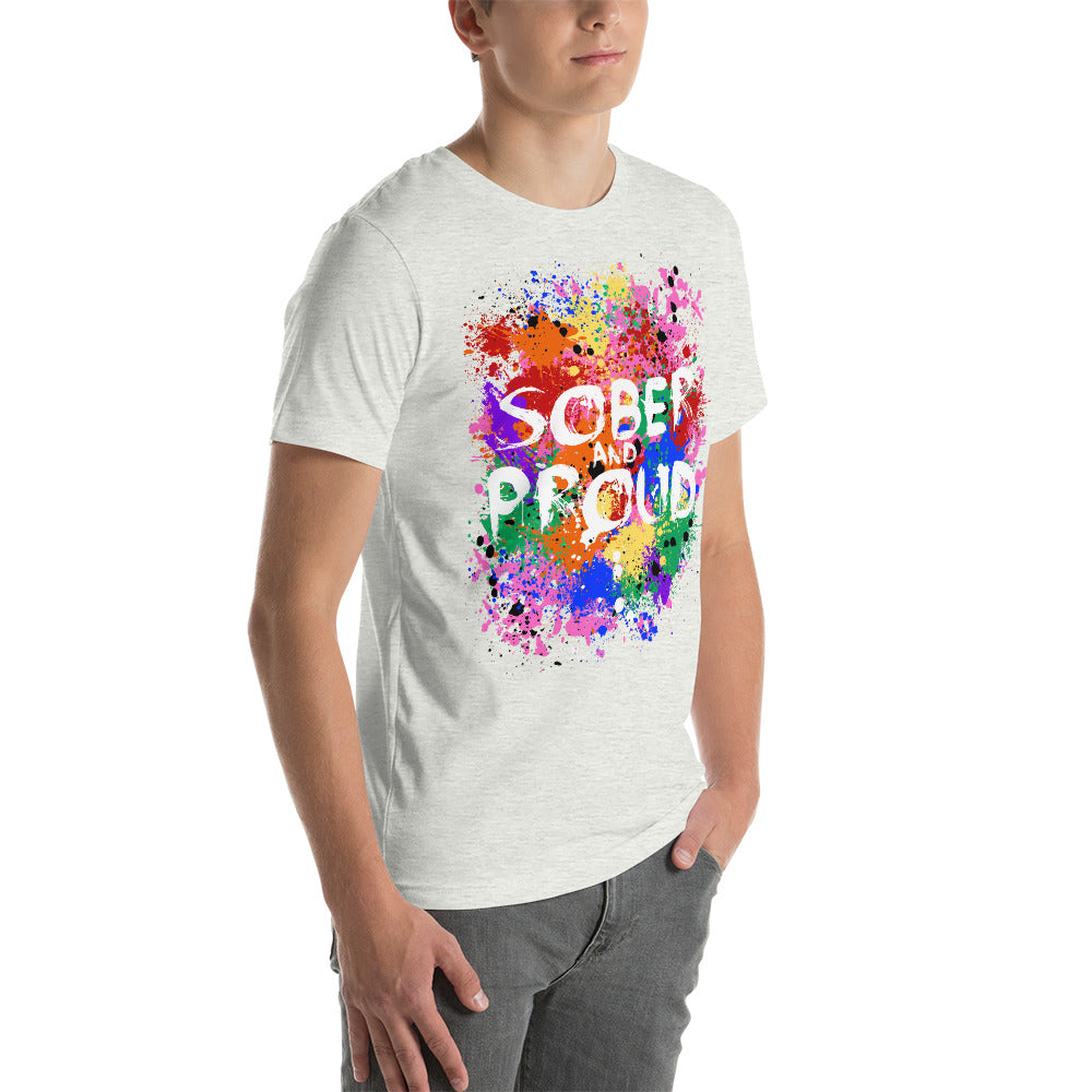 Sober and Proud - crew neck t-shirt