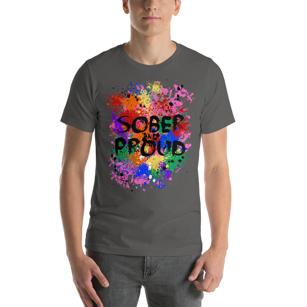Sober and Proud - crew neck t-shirt