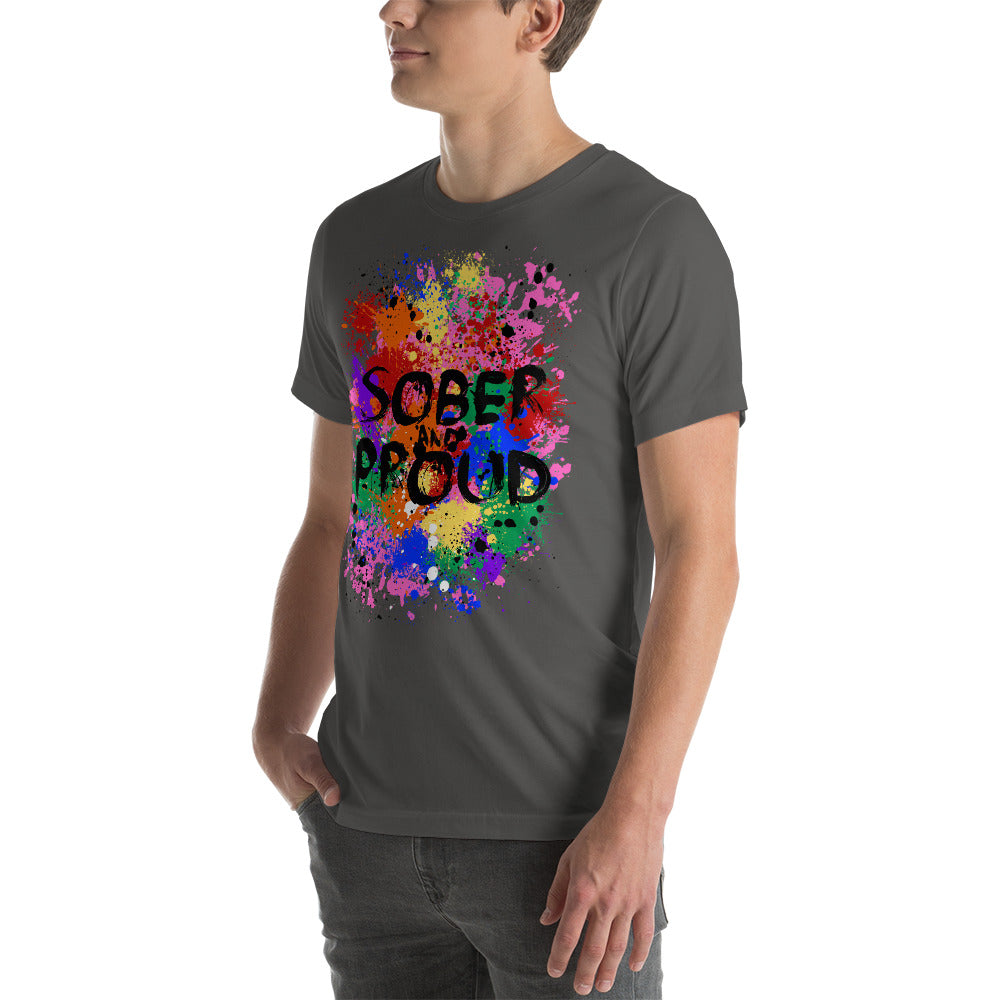 Sober and Proud - crew neck t-shirt