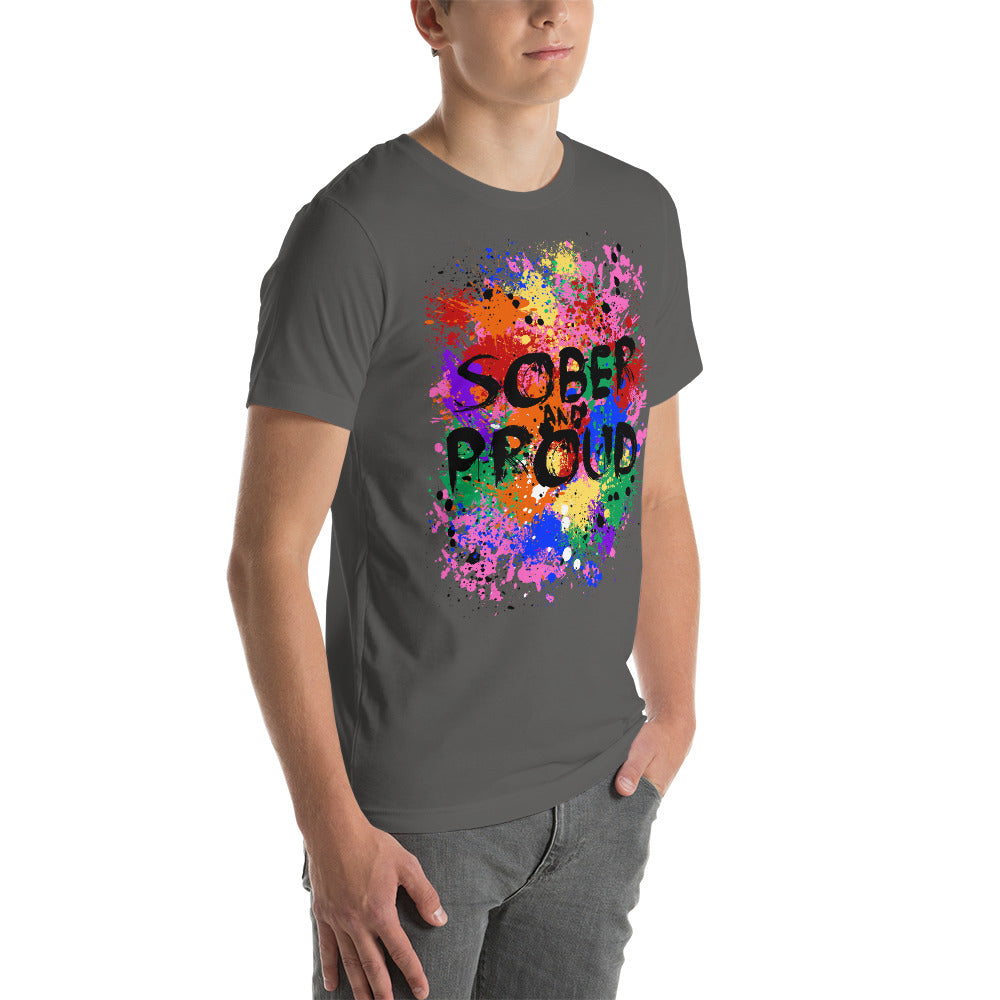 Sober and Proud - crew neck t-shirt