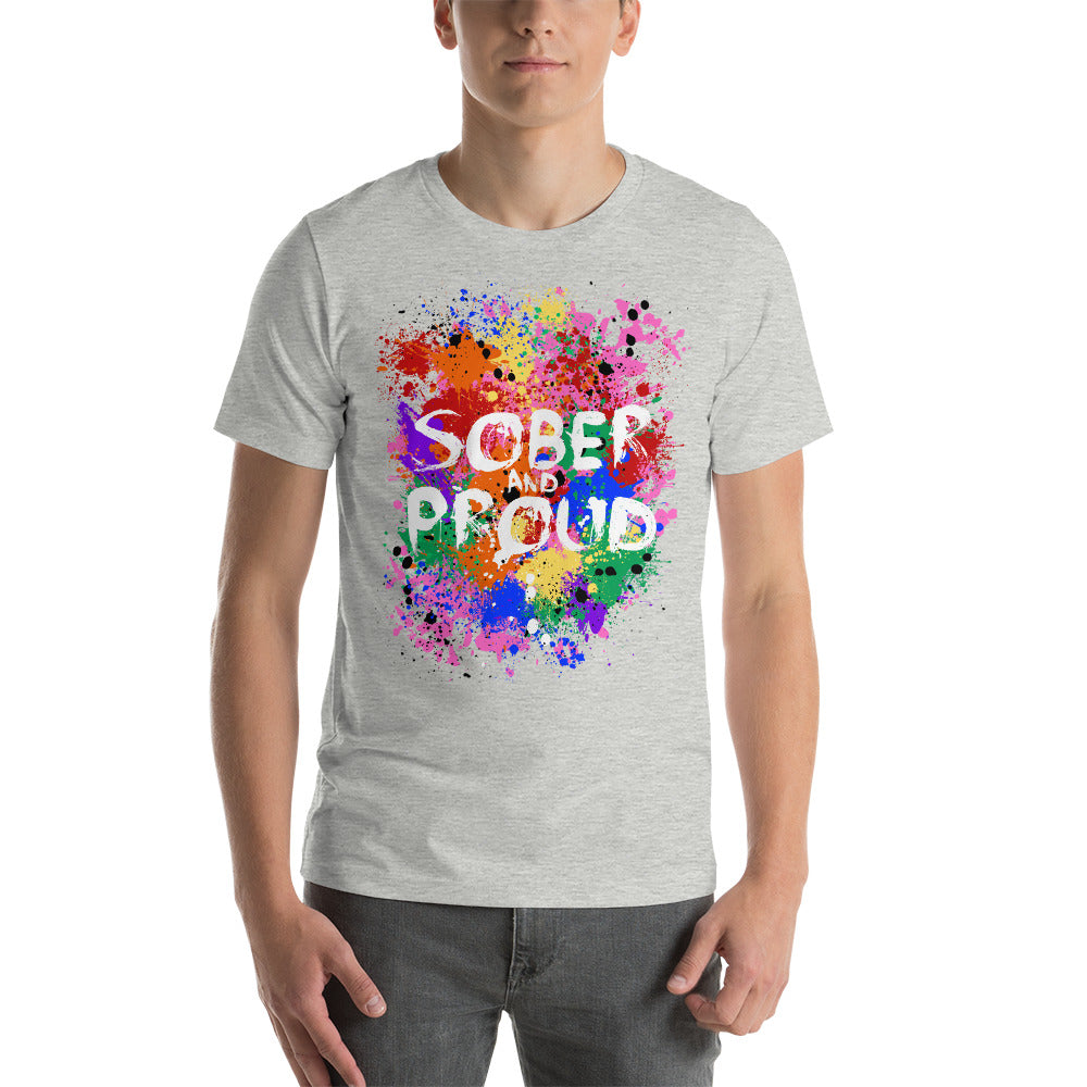 Sober and Proud - crew neck t-shirt