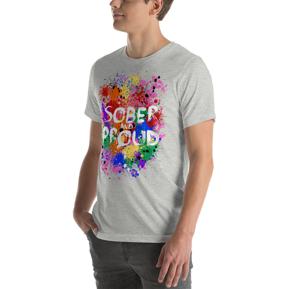 Sober and Proud - crew neck t-shirt