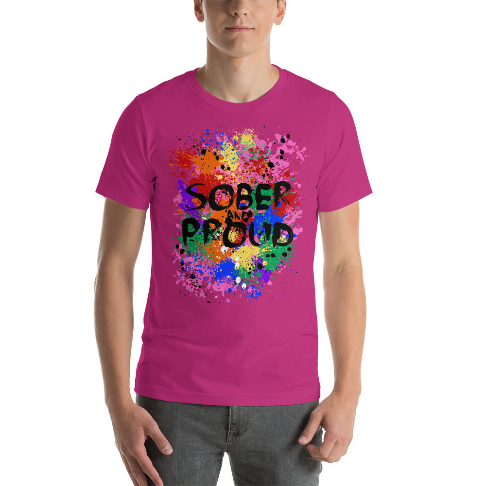 Sober and Proud - crew neck t-shirt