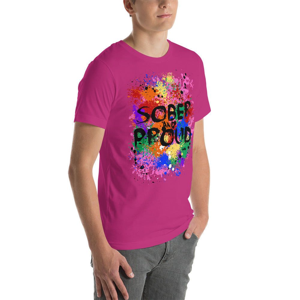 Sober and Proud - crew neck t-shirt