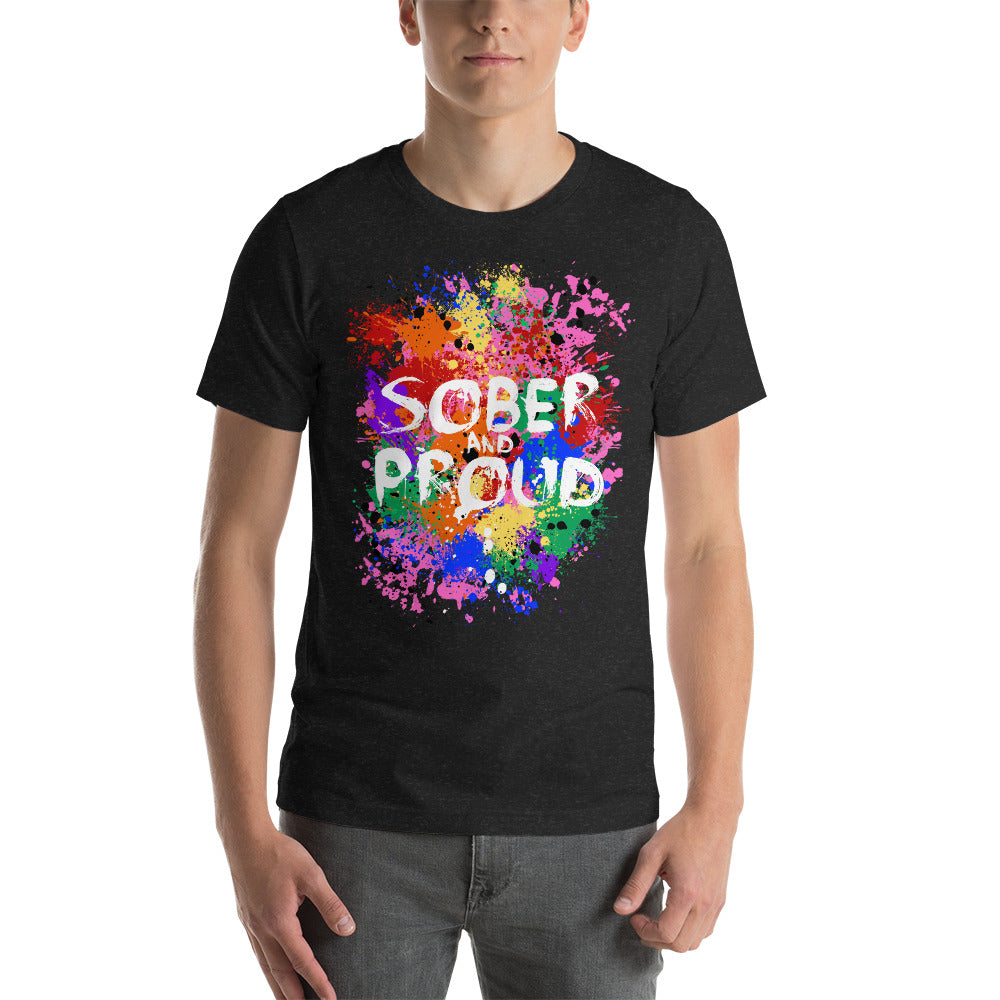 Sober and Proud - crew neck t-shirt