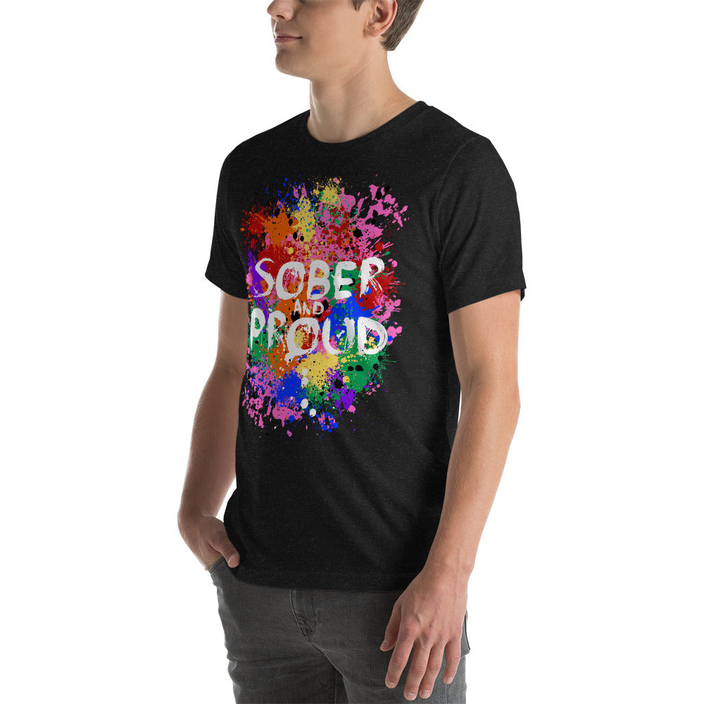 Sober and Proud - crew neck t-shirt