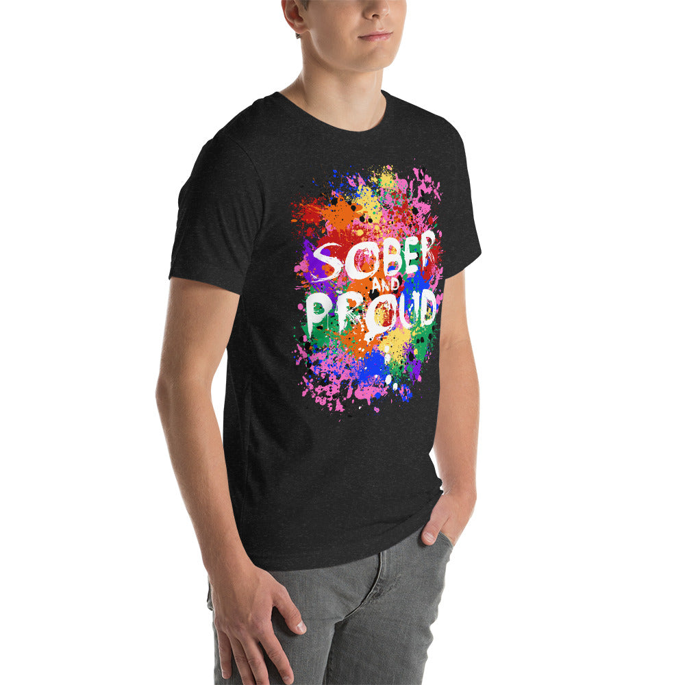 Sober and Proud - crew neck t-shirt