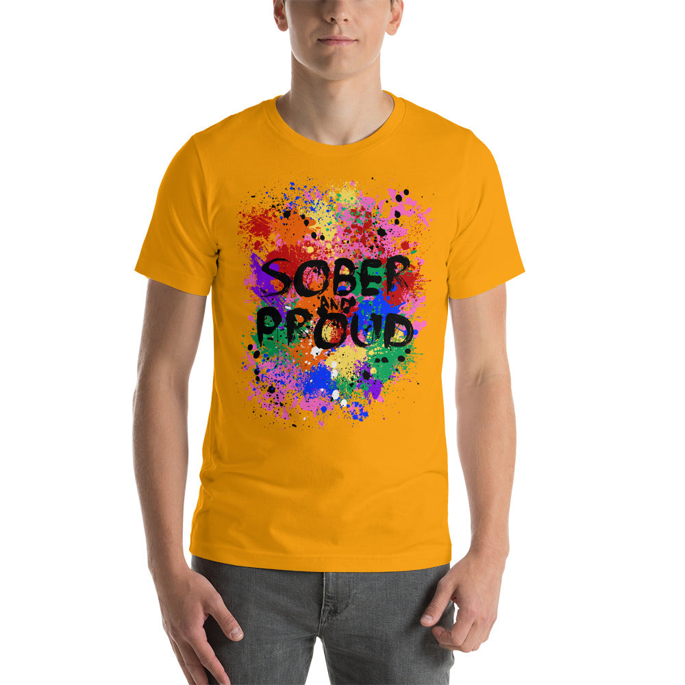 Sober and Proud - crew neck t-shirt
