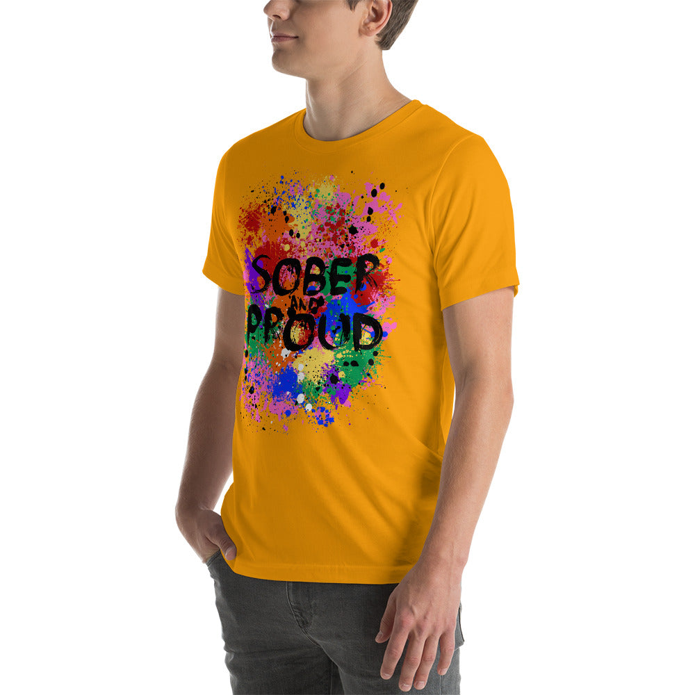 Sober and Proud - crew neck t-shirt
