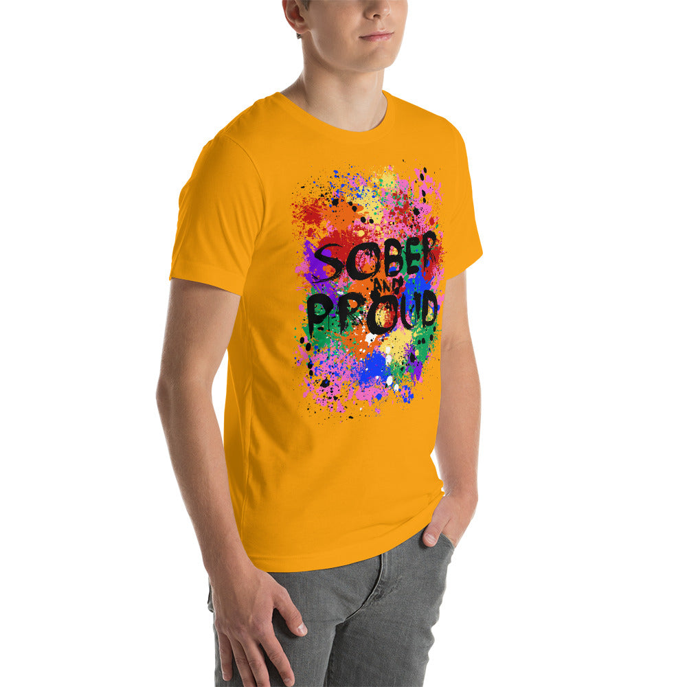 Sober and Proud - crew neck t-shirt