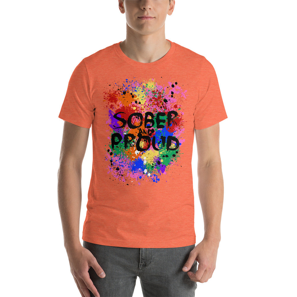 Sober and Proud - crew neck t-shirt