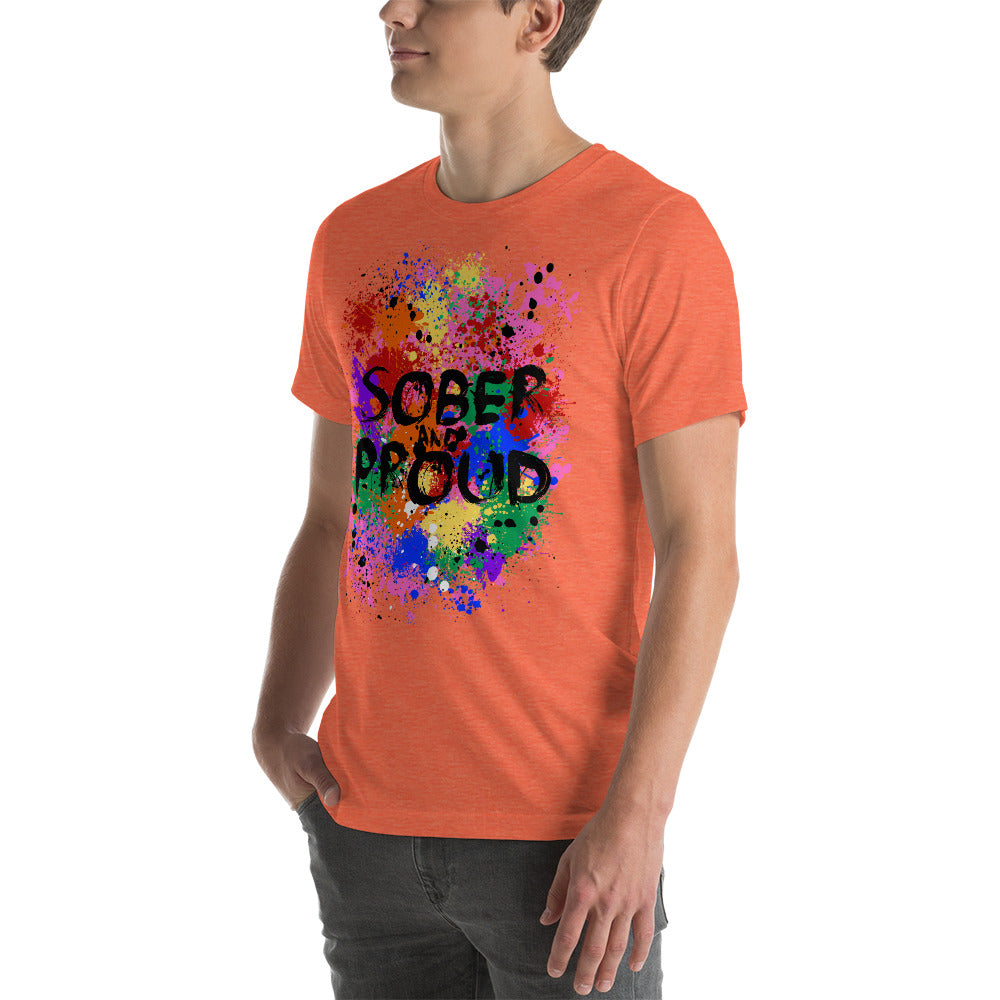Sober and Proud - crew neck t-shirt