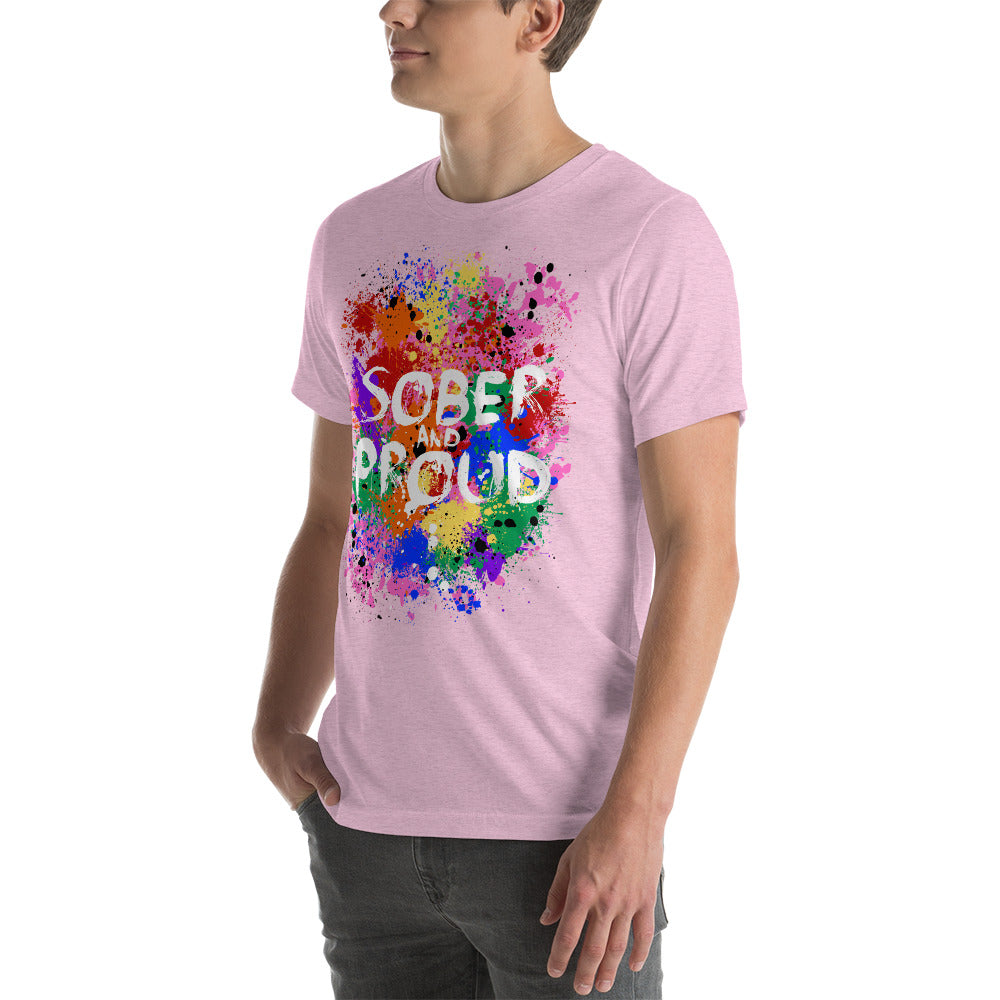 Sober and Proud - crew neck t-shirt