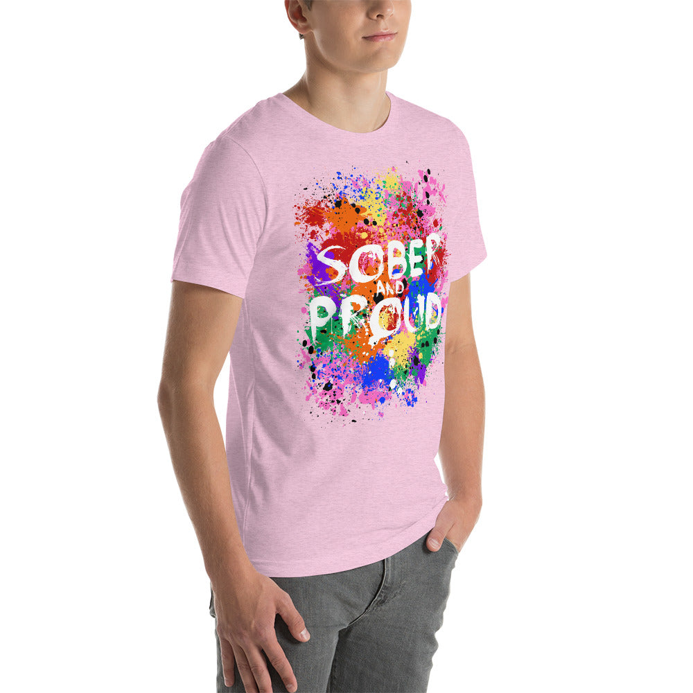Sober and Proud - crew neck t-shirt