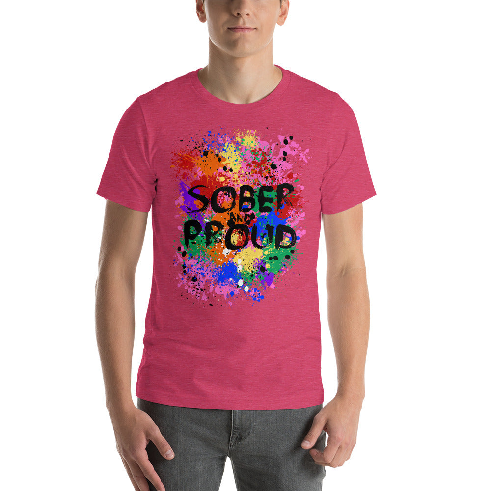 Sober and Proud - crew neck t-shirt