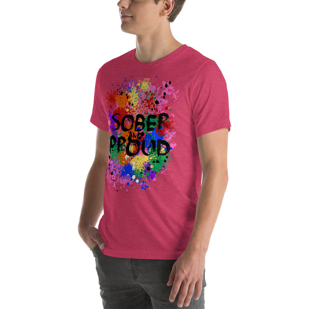 Sober and Proud - crew neck t-shirt
