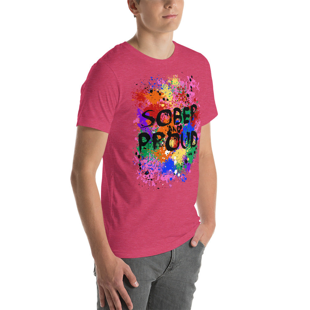 Sober and Proud - crew neck t-shirt