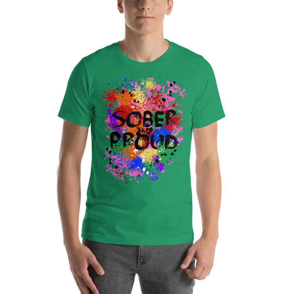 Sober and Proud - crew neck t-shirt