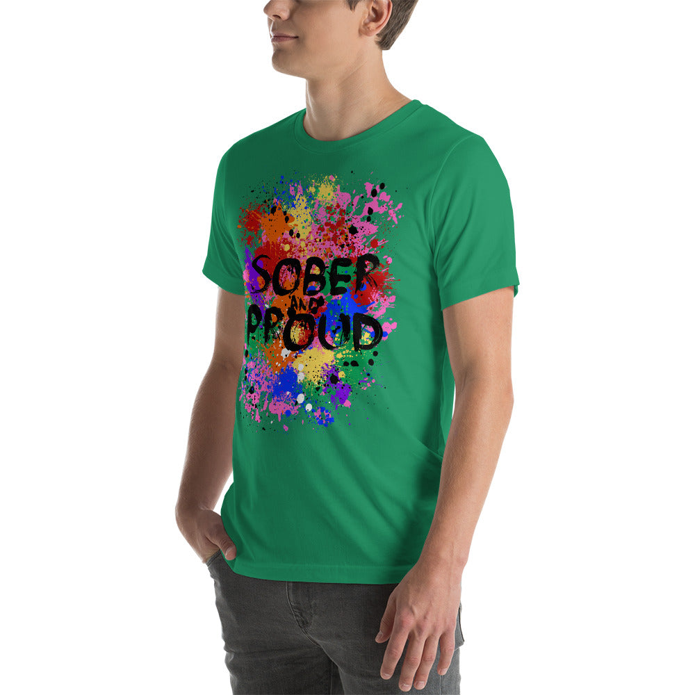 Sober and Proud - crew neck t-shirt