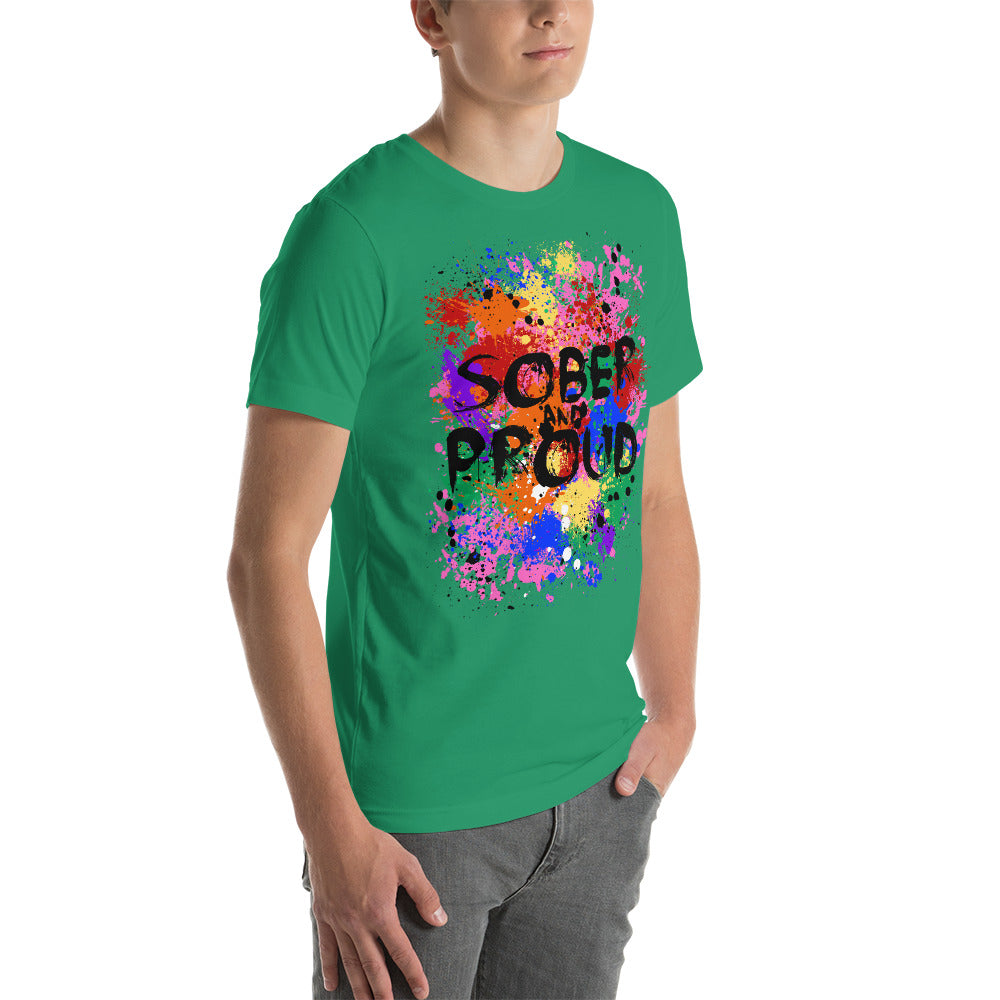 Sober and Proud - crew neck t-shirt