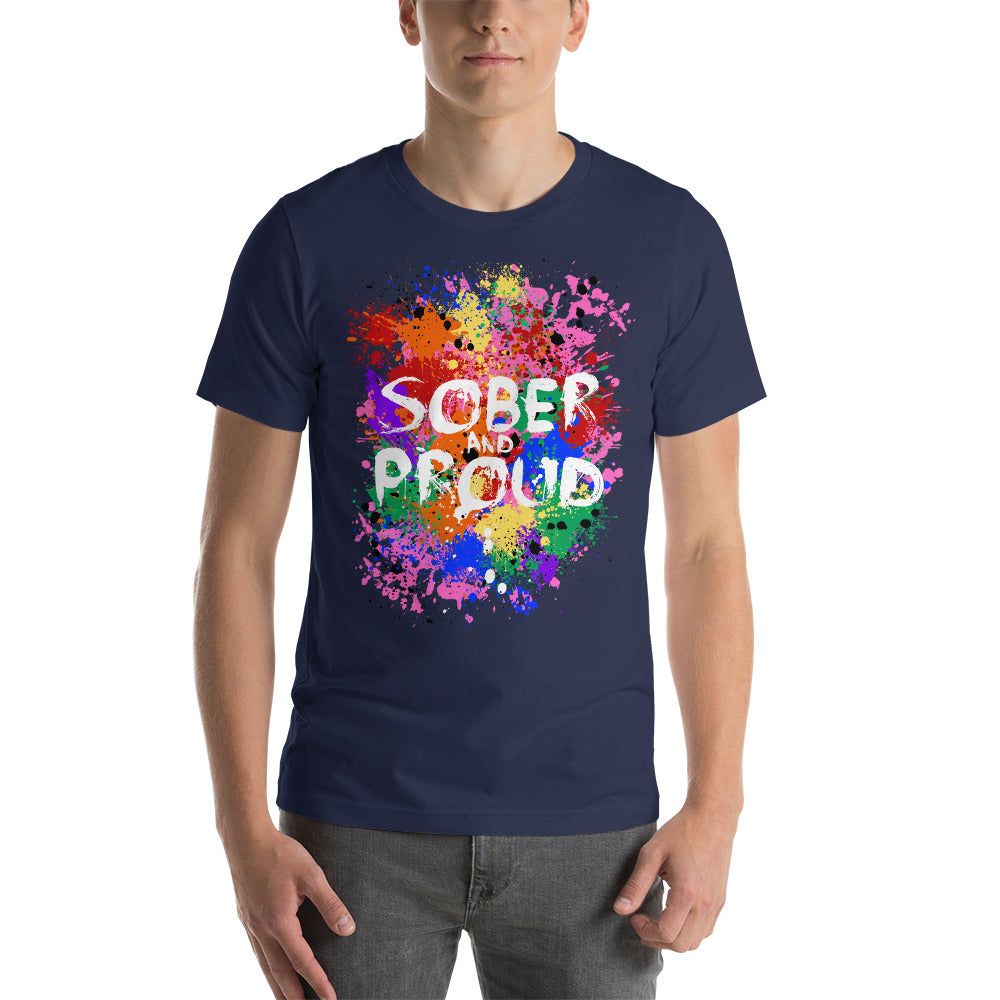 Sober and Proud - crew neck t-shirt