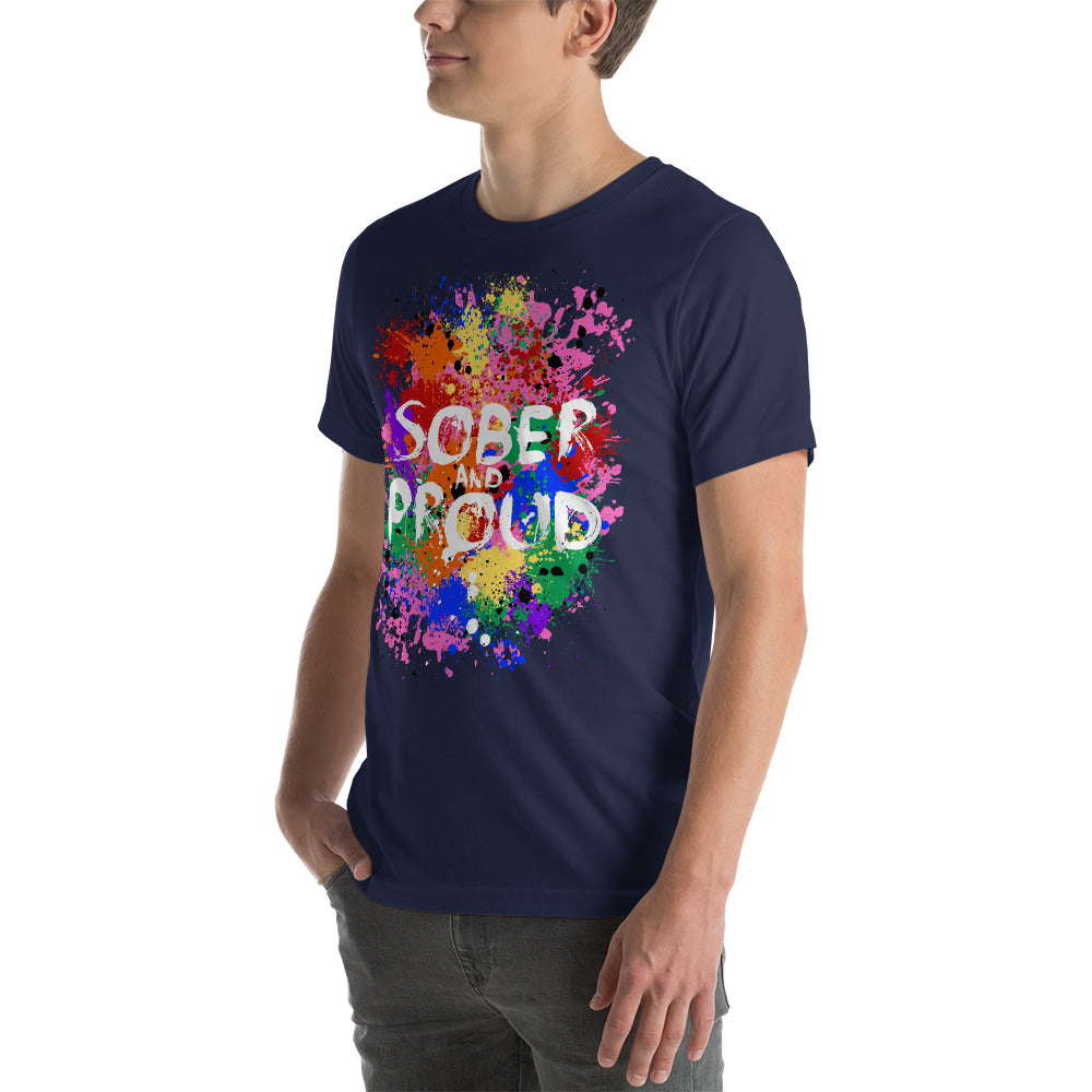 Sober and Proud - crew neck t-shirt