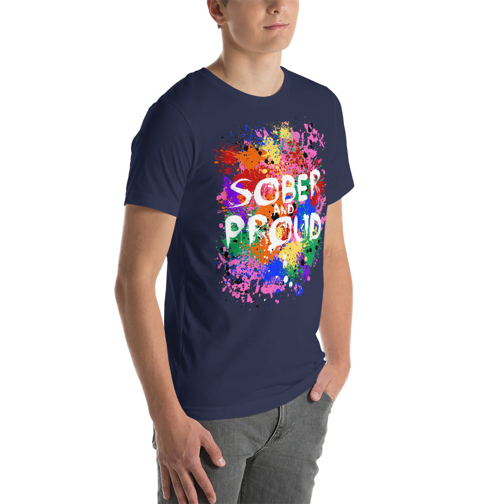 Sober and Proud - crew neck t-shirt