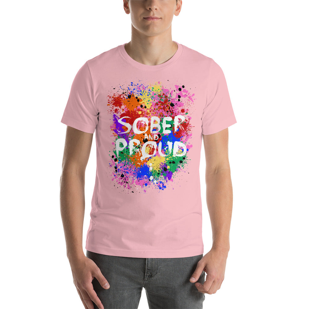Sober and Proud - crew neck t-shirt