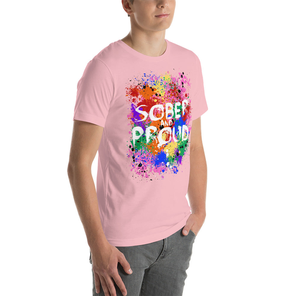 Sober and Proud - crew neck t-shirt