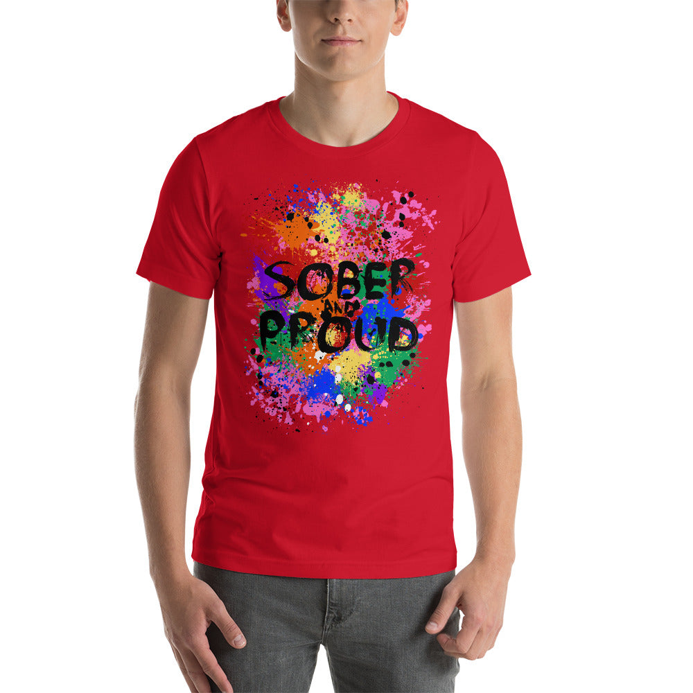 Sober and Proud - crew neck t-shirt