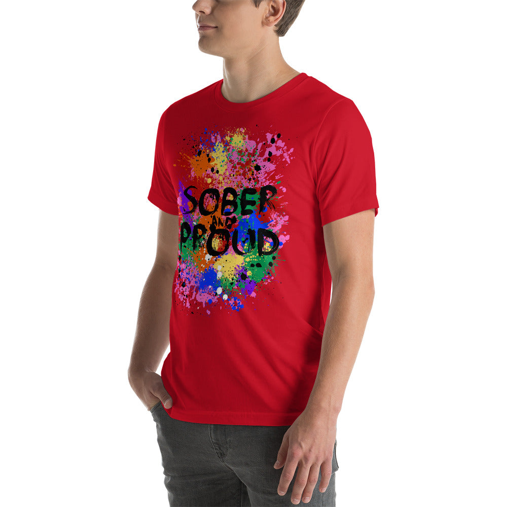 Sober and Proud - crew neck t-shirt