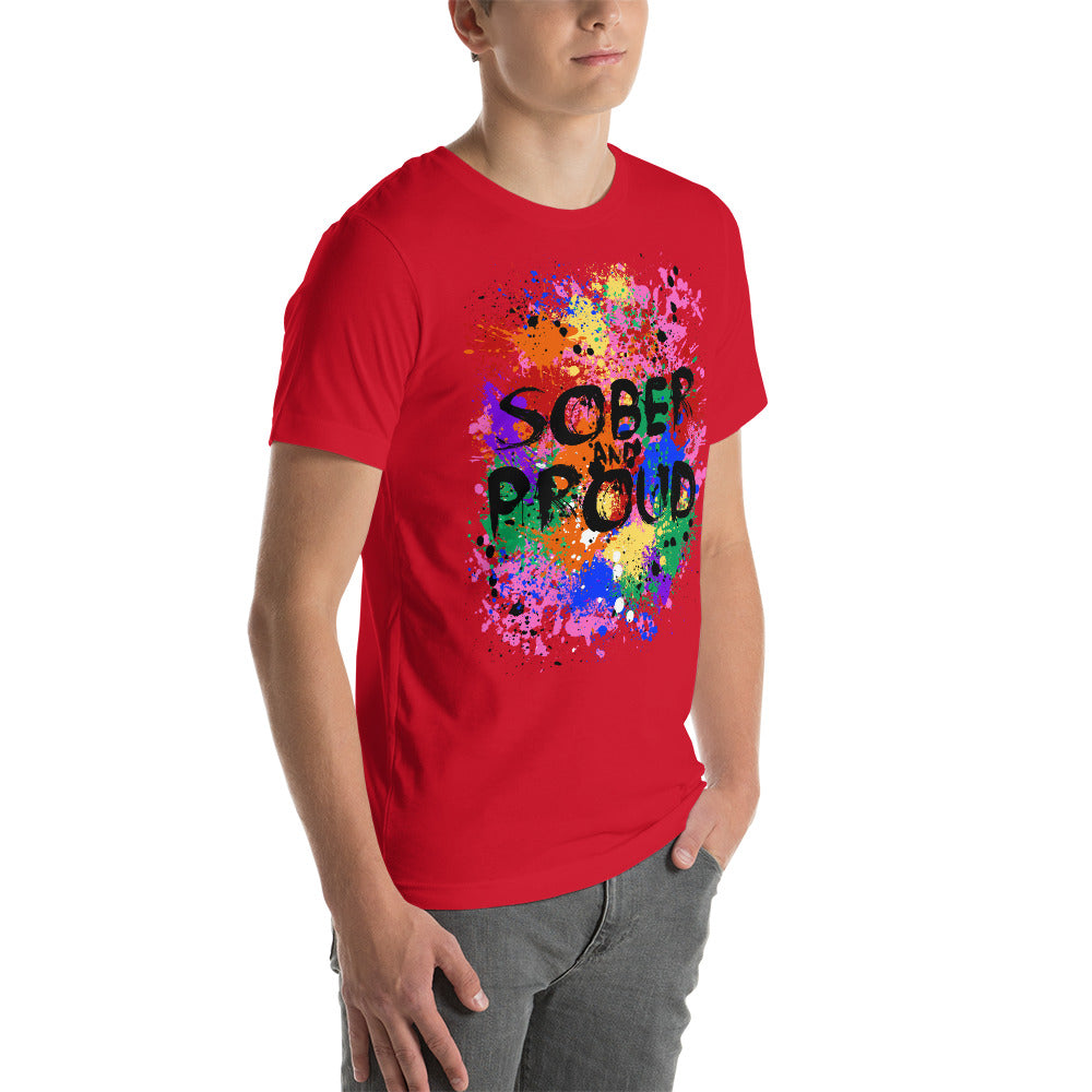 Sober and Proud - crew neck t-shirt