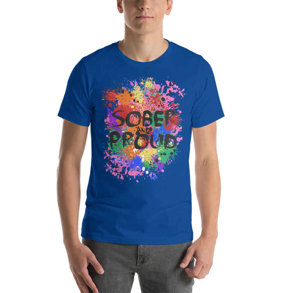 Sober and Proud - crew neck t-shirt