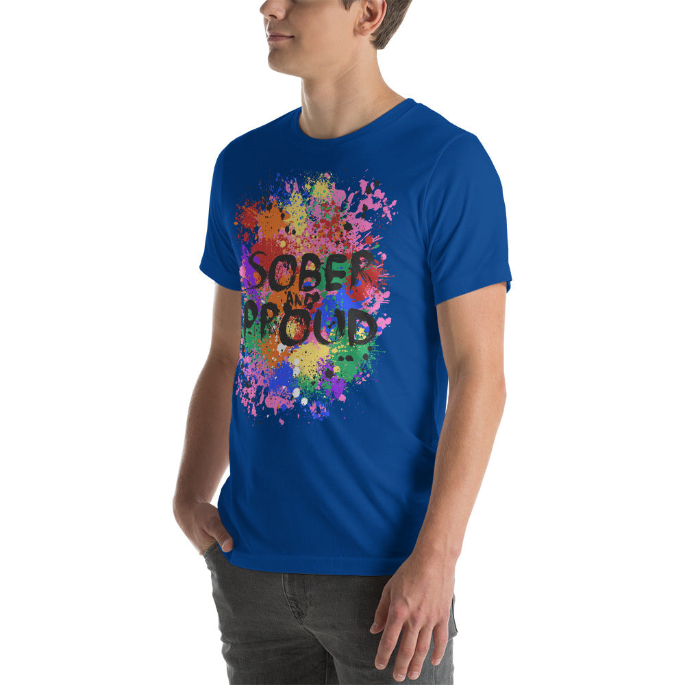 Sober and Proud - crew neck t-shirt