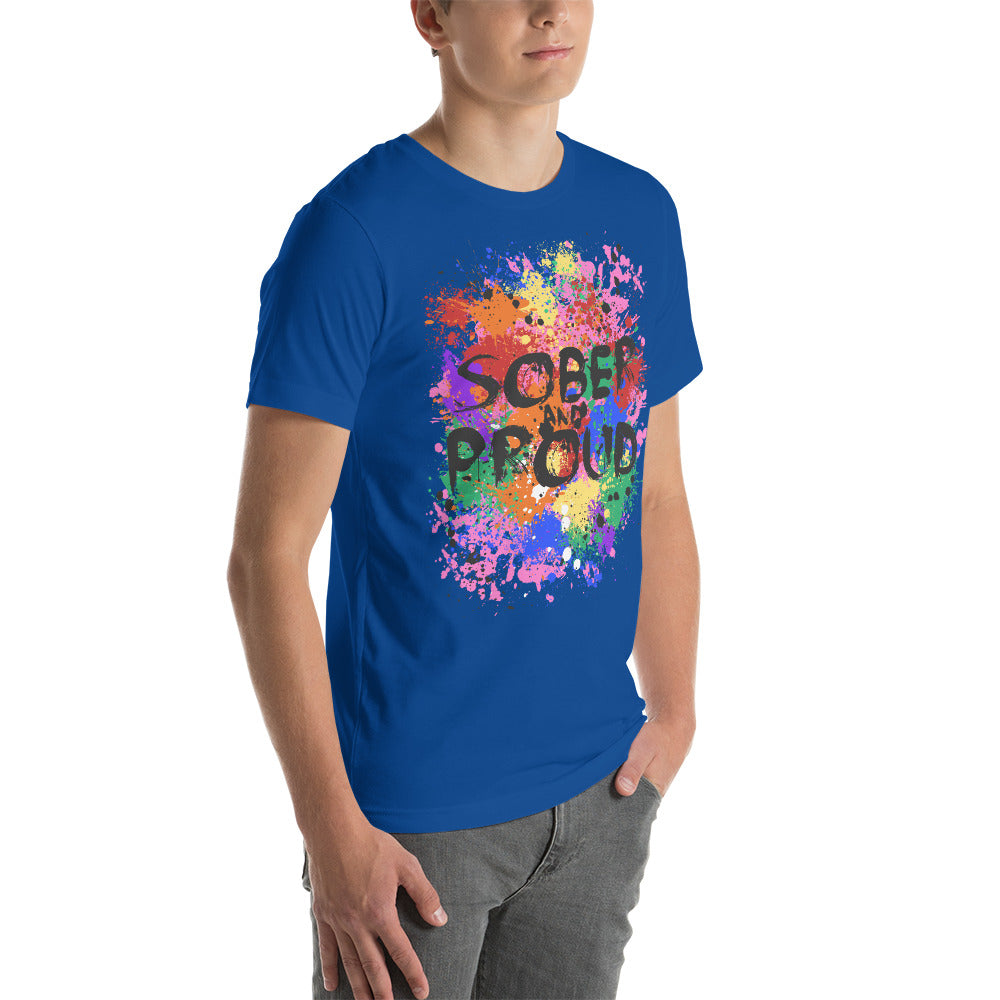 Sober and Proud - crew neck t-shirt