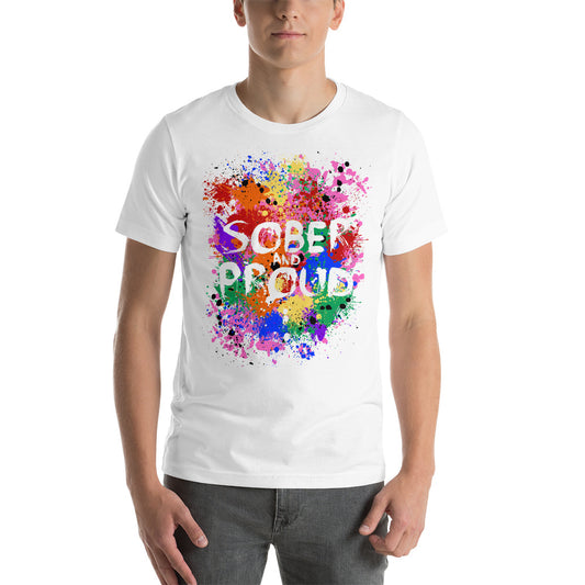 Sober and Proud - crew neck t-shirt