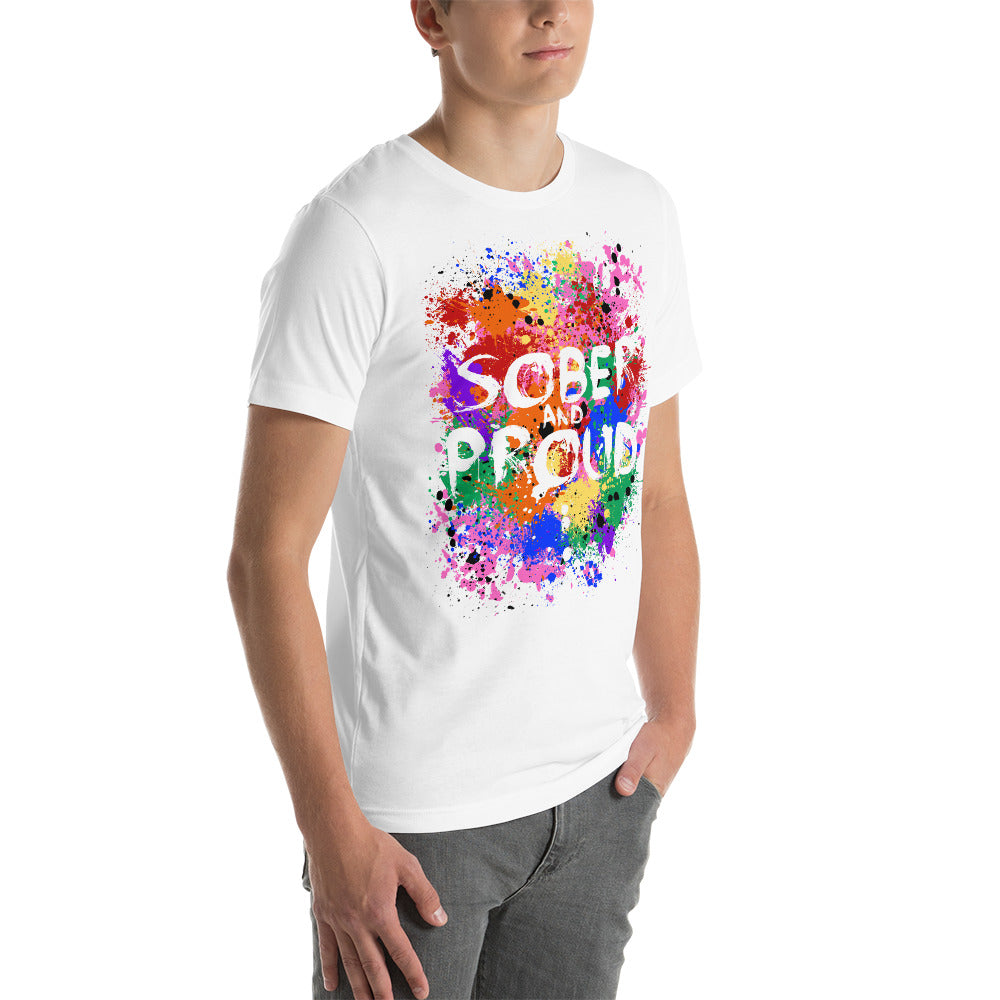 Sober and Proud - crew neck t-shirt
